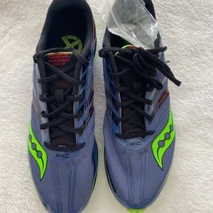 Saucony Kilkenny XC 7 Men's 9.5 Blue S29042-1 Cross Country Running Spikes